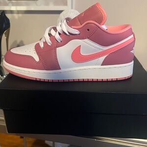 Nike Air Jordan Pink and White Sneakers